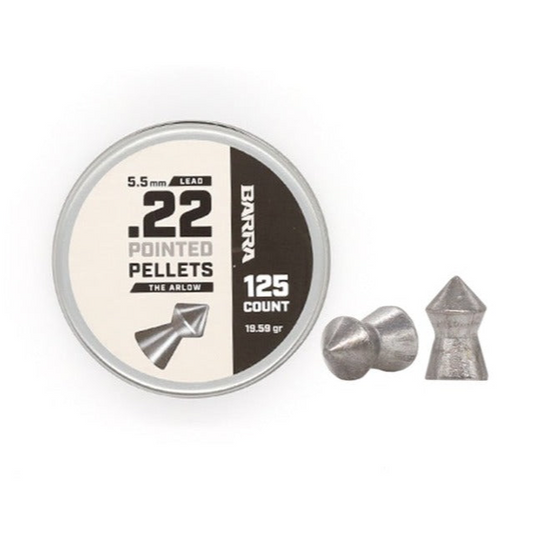 Arlow Pointed Tip .22 Caliber Pellets - 125 Count