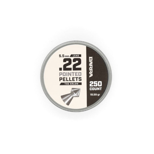 Arlow Pointed Tip .22 Caliber Pellets - 250 Count