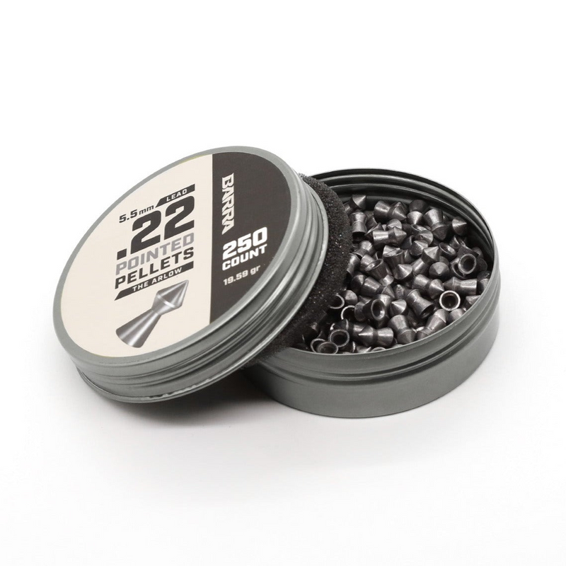 Load image into Gallery viewer, Arlow Pointed Tip .22 Caliber Pellets - 250 Count
