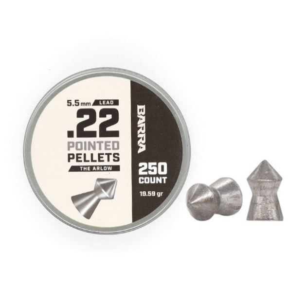 Load image into Gallery viewer, Arlow Pointed Tip .22 Caliber Pellets - 250 Count
