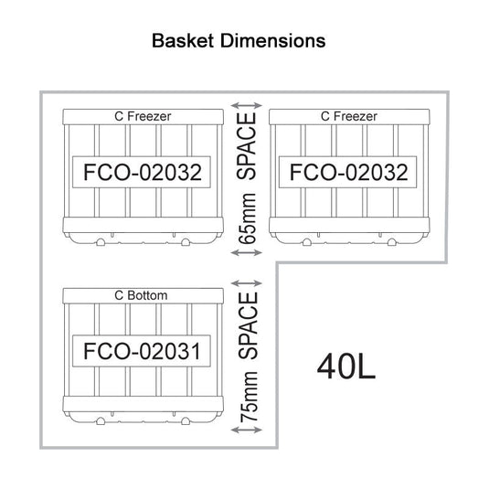 40L Legacy Smart QC Fridge/Freezer