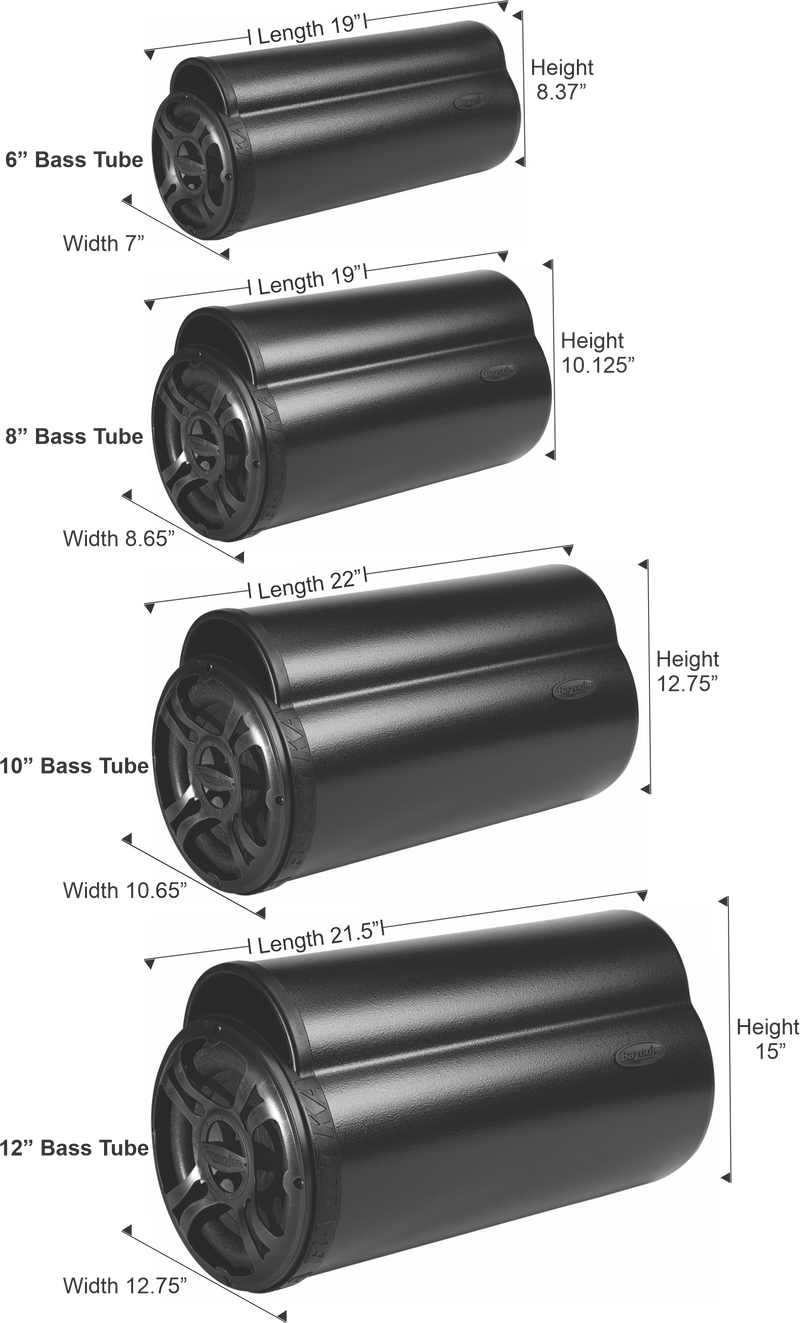 Load image into Gallery viewer, BT Series 6" Amplified Bass Tubes

