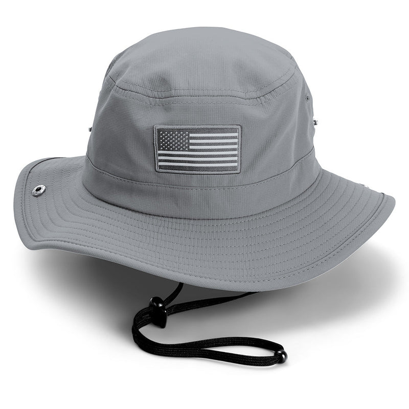 Load image into Gallery viewer, Bayou Full Brim American Flag Boonie Hat (Floats)
