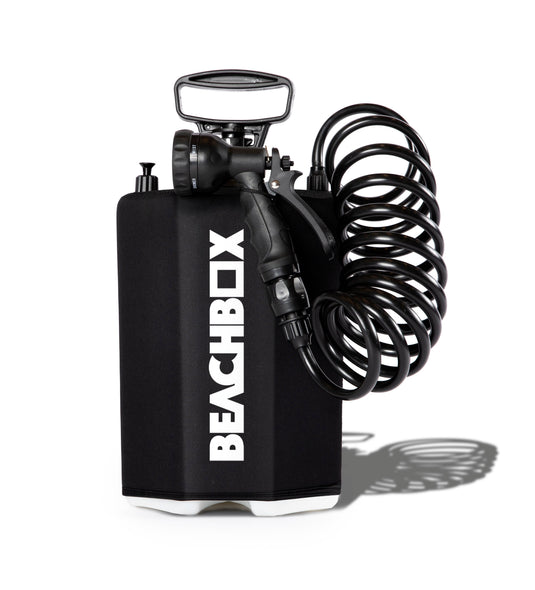 BeachBox Portable Outdoor Shower Tank - Black