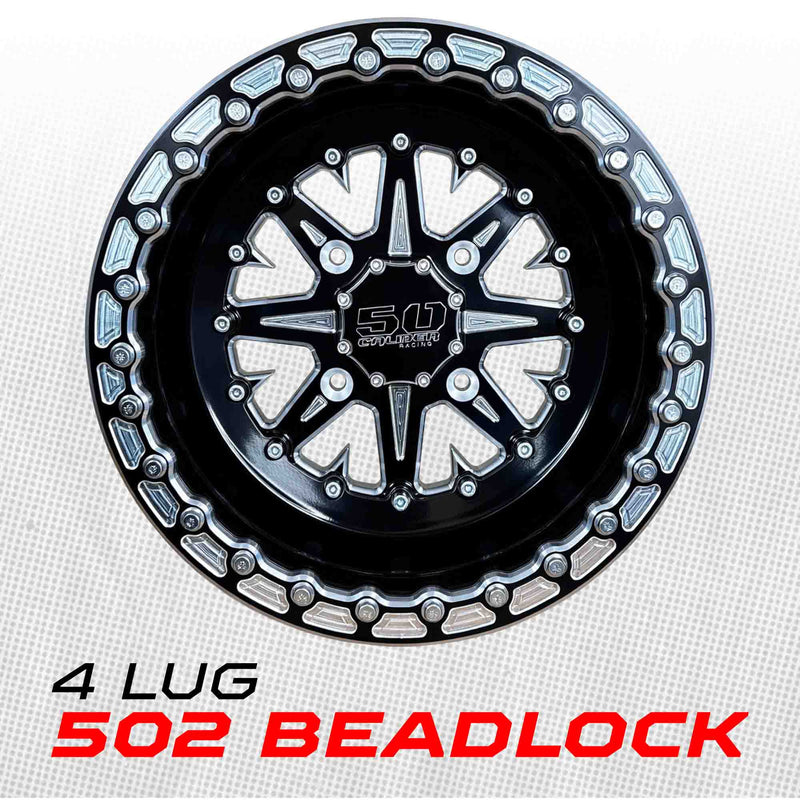 Load image into Gallery viewer, 502 Billet Aluminum Beadlock wheel Black
