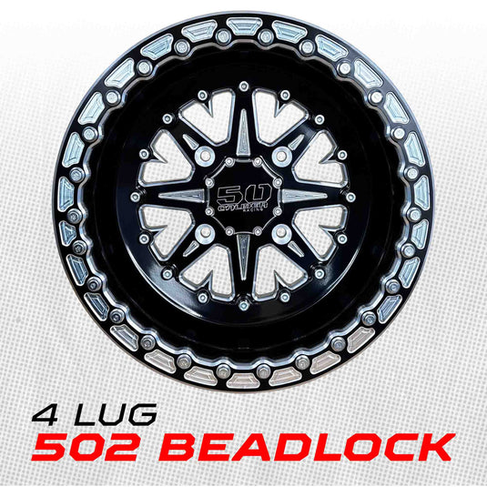 502 Billet Aluminum Beadlock wheel Black