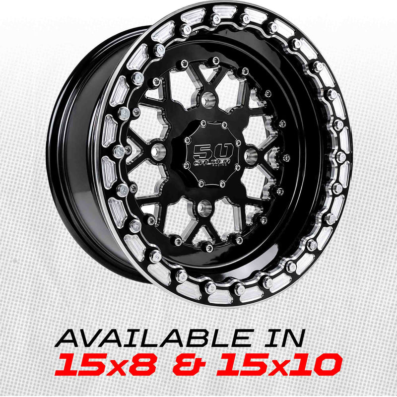 Load image into Gallery viewer, 503 Billet Aluminum Beadlock wheel Black
