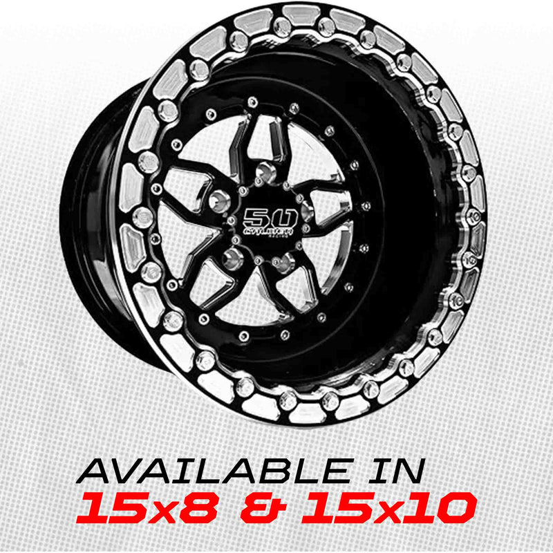 Load image into Gallery viewer, 501 Billet Aluminum Beadlock wheel for Polaris ProR &amp; TurboR
