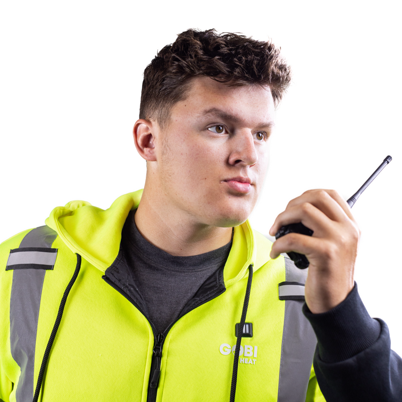 Load image into Gallery viewer, Beam Men&#39;s Workwear Heated High-Vis Hoodie
