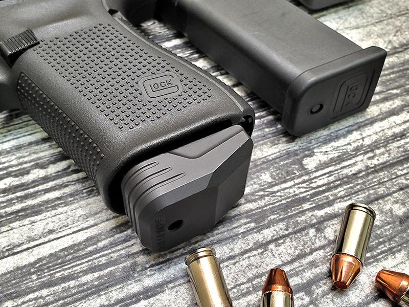 Load image into Gallery viewer, MILSPIN “Beef Jones” Glock Weighted Base Plate
