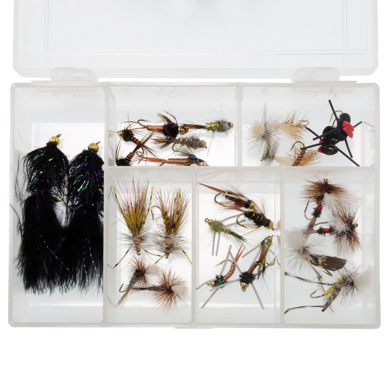 Load image into Gallery viewer, Essential 28 Trout Fly Assortment  – For Beginner or Advanced Fly Fishers
