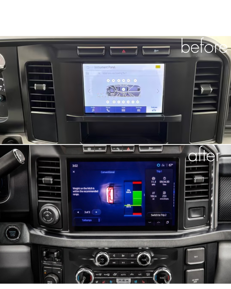 Load image into Gallery viewer, 2023-2025 Ford Super Duty F-250 / F-350 8&#39;&#39; to 12&#39;&#39; Sync4 OEM Touchscreen Upgrade
