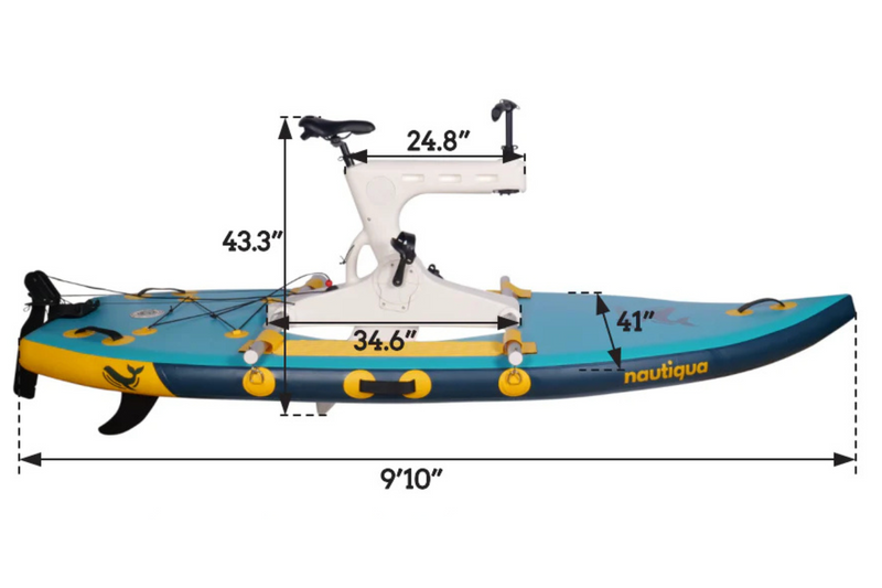 Load image into Gallery viewer, Nautiqua | BELIZE | Premium Paddleboard Water Bike
