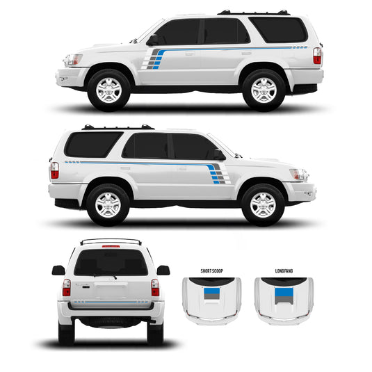 1996-2002 & 2003-2009 4Runner Checkered Stripe Kit