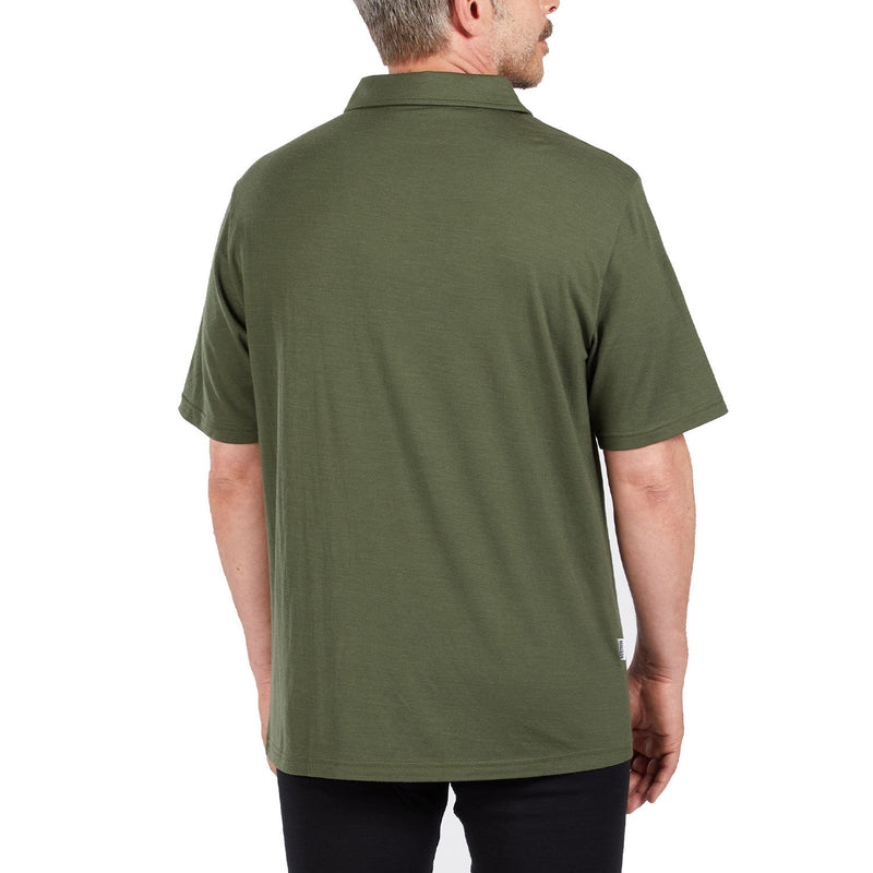 Load image into Gallery viewer, Microweight Men's Wool Polo -  Woolverino
