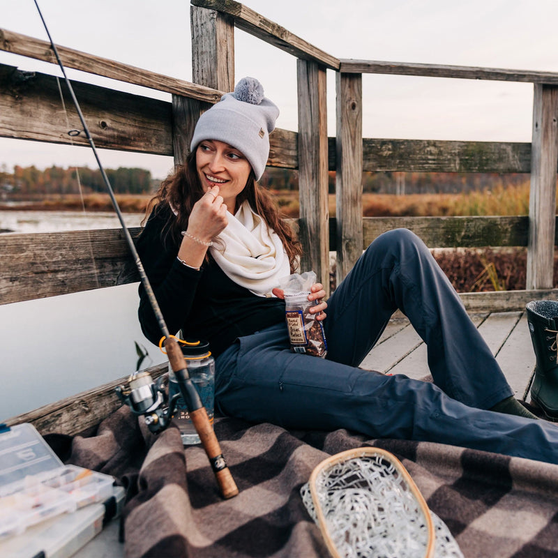 Load image into Gallery viewer, Midweight Merino Wool Knit Pom Beanie | 100% Merino Wool
