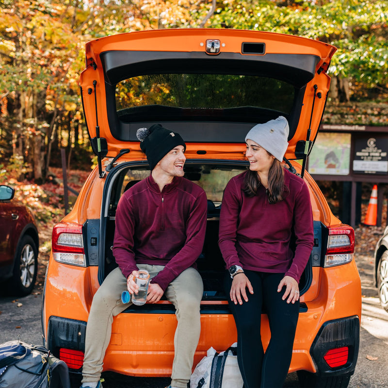 Load image into Gallery viewer, Midweight Merino Wool Knit Pom Beanie | 100% Merino Wool
