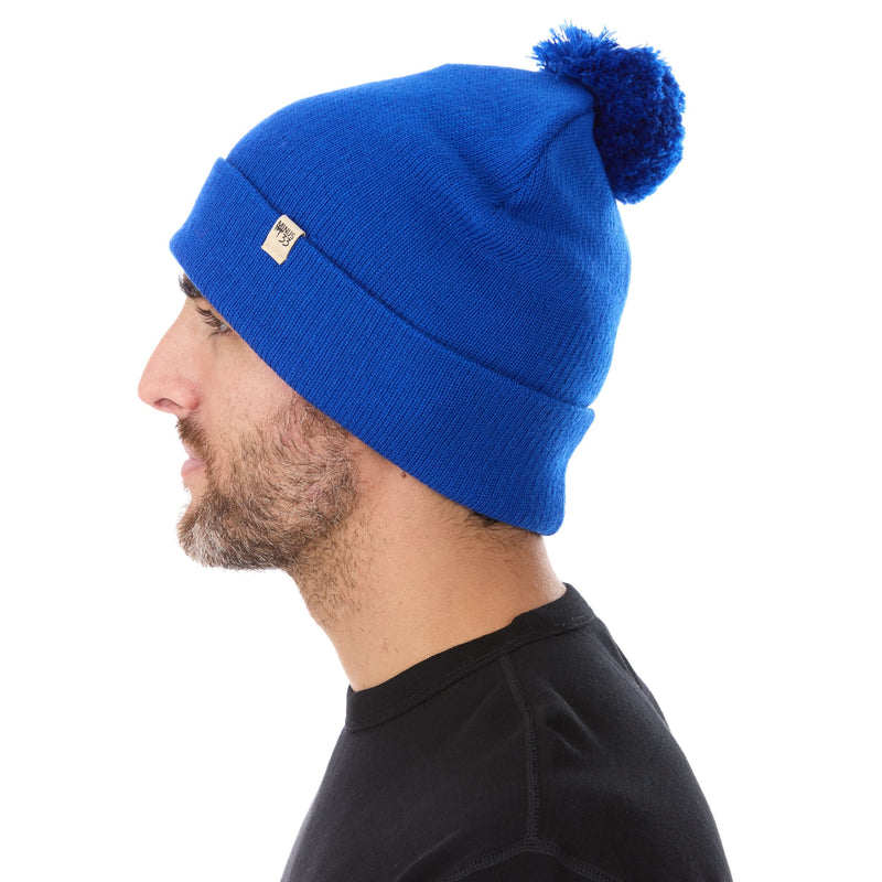 Load image into Gallery viewer, Midweight Merino Wool Knit Pom Beanie | 100% Merino Wool

