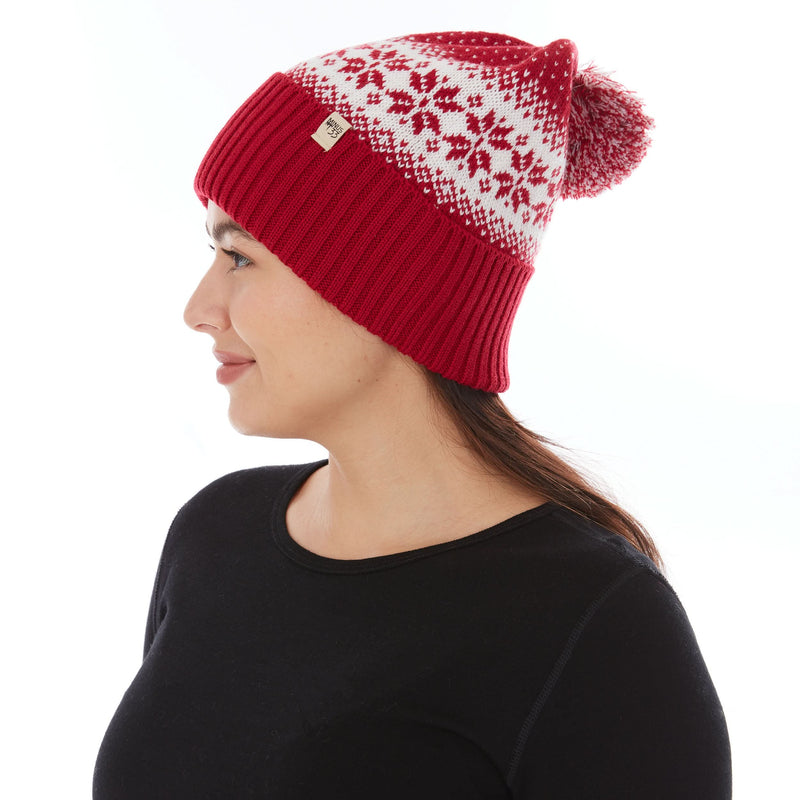 Load image into Gallery viewer, Midweight Merino Wool Knit Pom Beanie | 100% Merino Wool
