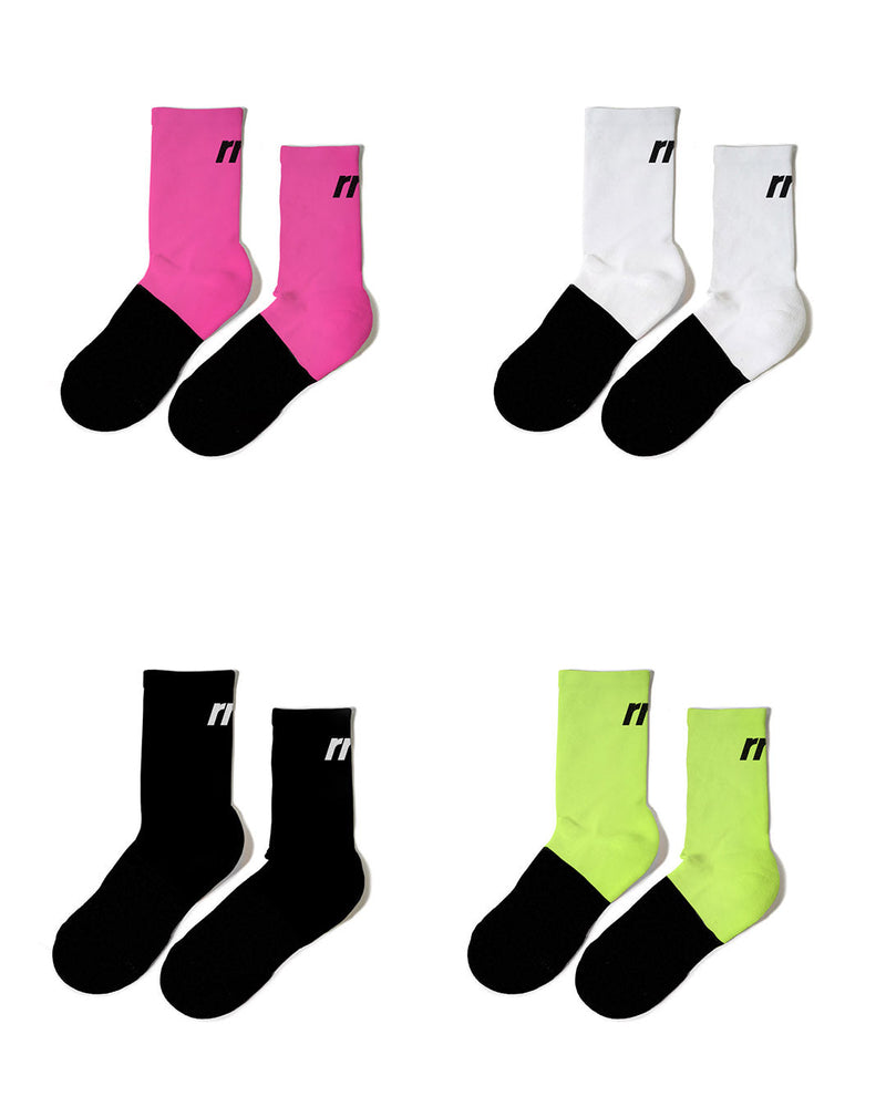 Load image into Gallery viewer, Marathon Crew Sock- Basic White
