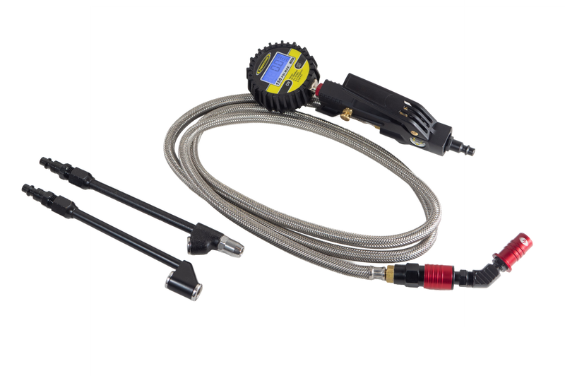 Load image into Gallery viewer, Big Kahuna Digital - Ventoso™ RED Tire Inflator with Gauge, 6 ft. Hose, and Quick-Switch Chucks
