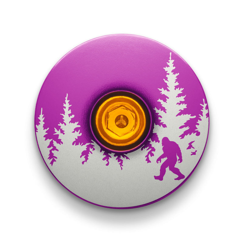 Load image into Gallery viewer, Bigfoot Hiding Custom Bike Top Cap
