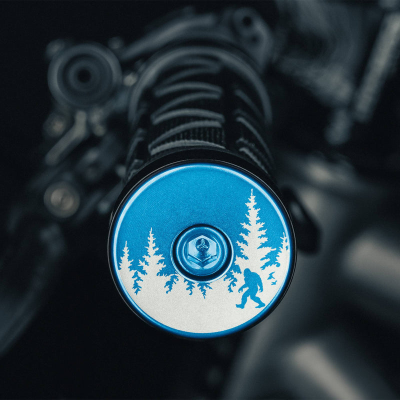 Load image into Gallery viewer, Bigfoot Hiding - Bicycle Handle Bar End Plugs
