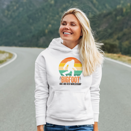 Bigfoot Hide And Seek Unisex Hoodie