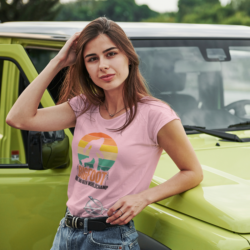 Load image into Gallery viewer, Bigfoot Hide And Seek T-Shirt for Women
