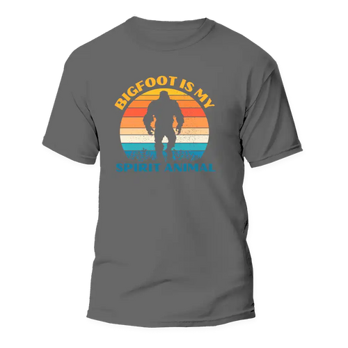 Bigfoot Is My Spirit Animal Man T-Shirt
