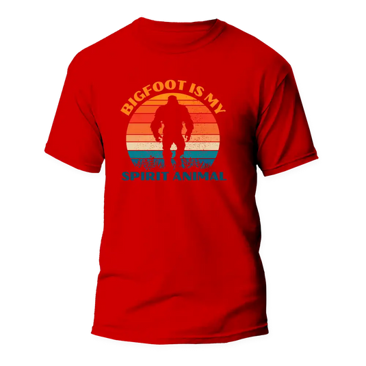 Bigfoot Is My Spirit Animal Man T-Shirt
