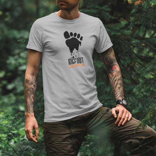 Bigfoot Lives Matter Man T-Shirt