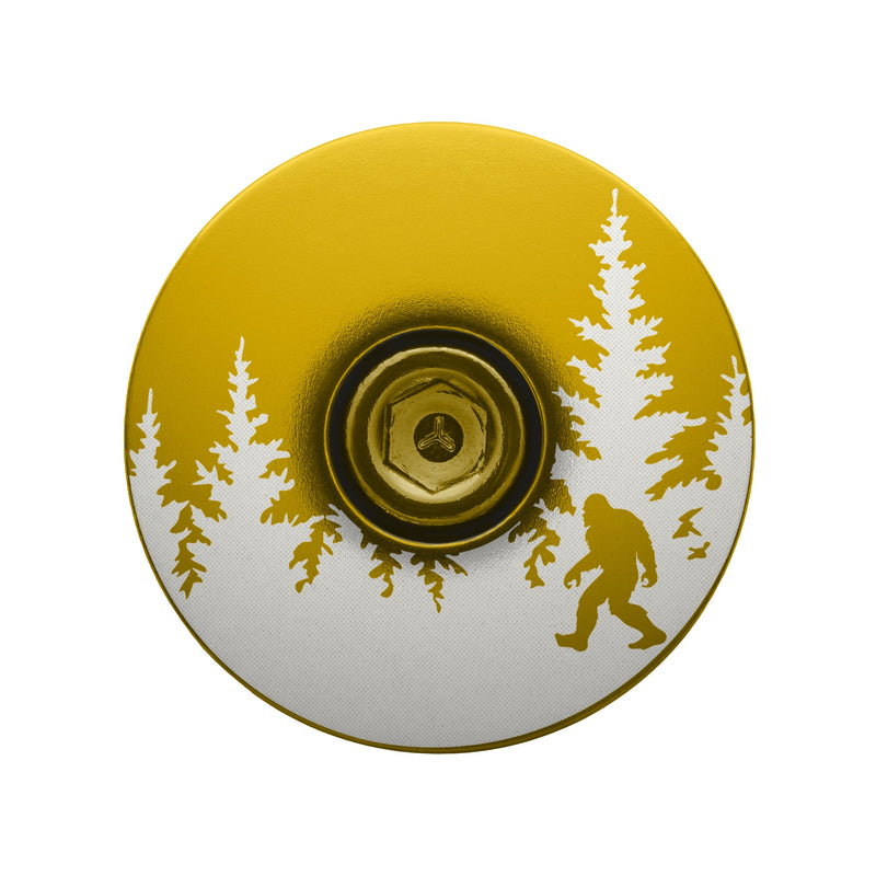 Load image into Gallery viewer, Bigfoot Hiding Custom Bike Top Cap
