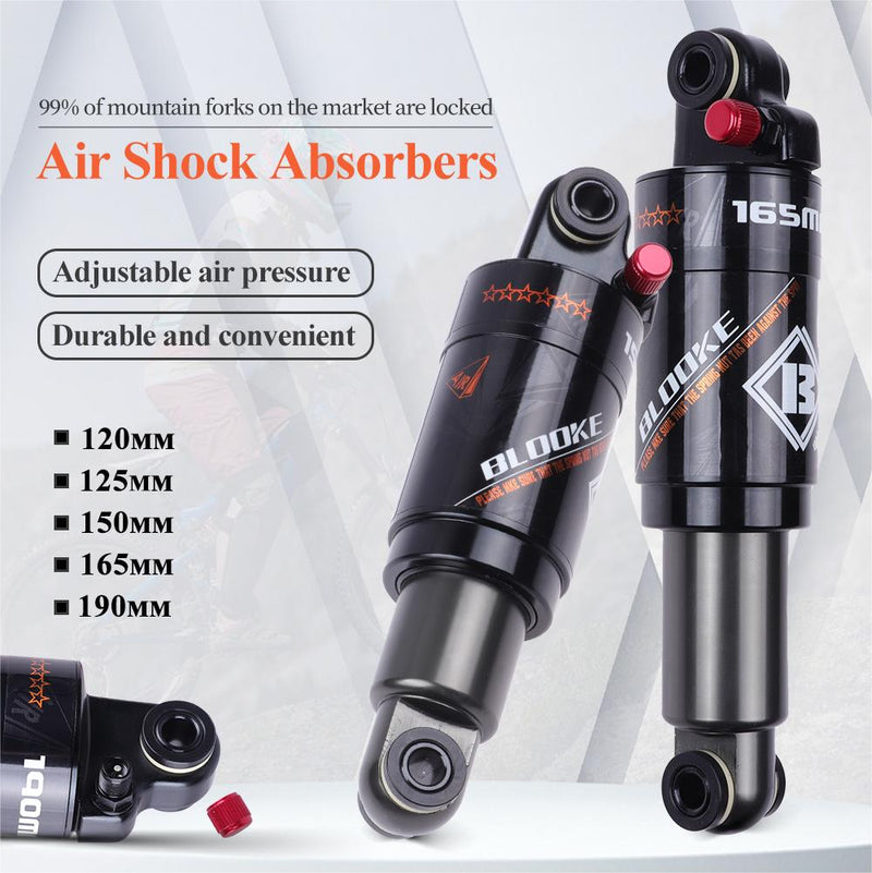 Load image into Gallery viewer, Bike Air Pressure Rear Shock Absorber 120/125/150/165/190mm
