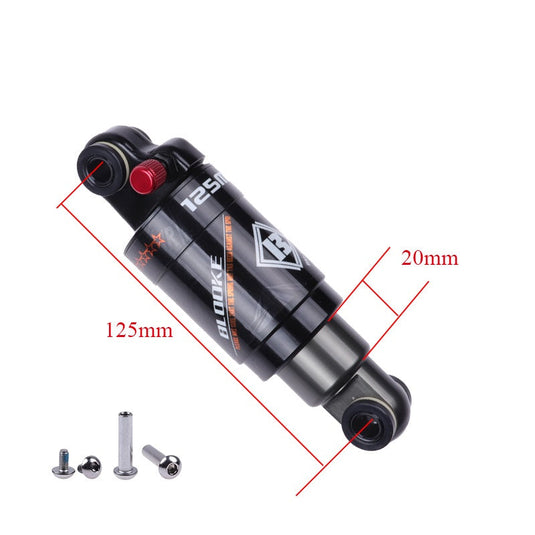 Bike Air Pressure Rear Shock Absorber 120/125/150/165/190mm