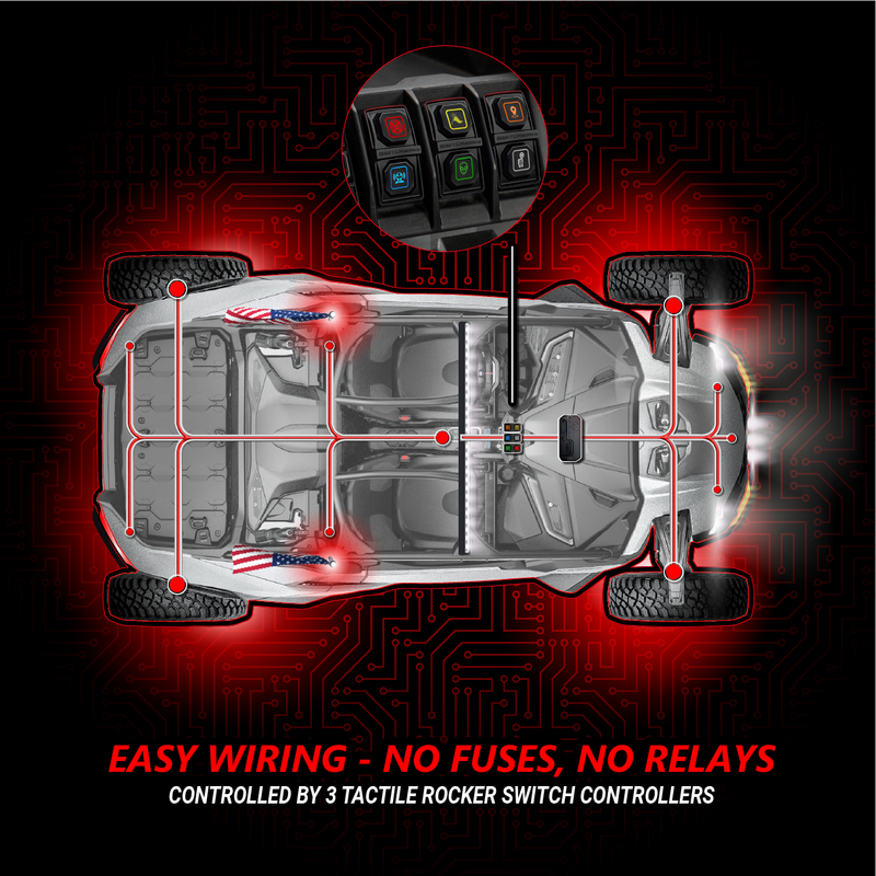 Load image into Gallery viewer, Sierra6, 6-Switch, 3-Rocker Electronic Accessory Smart Switcher - Universal
