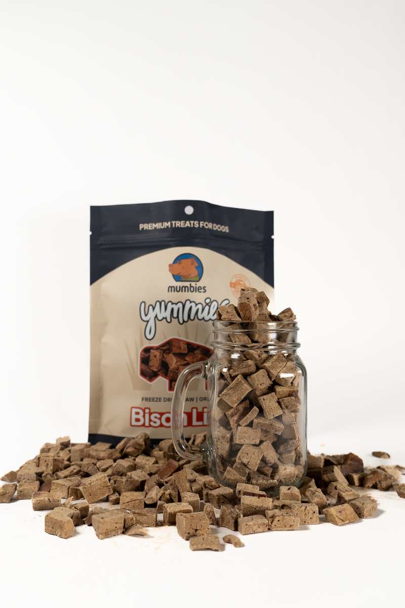 Load image into Gallery viewer, Yummies Bison Liver Treats
