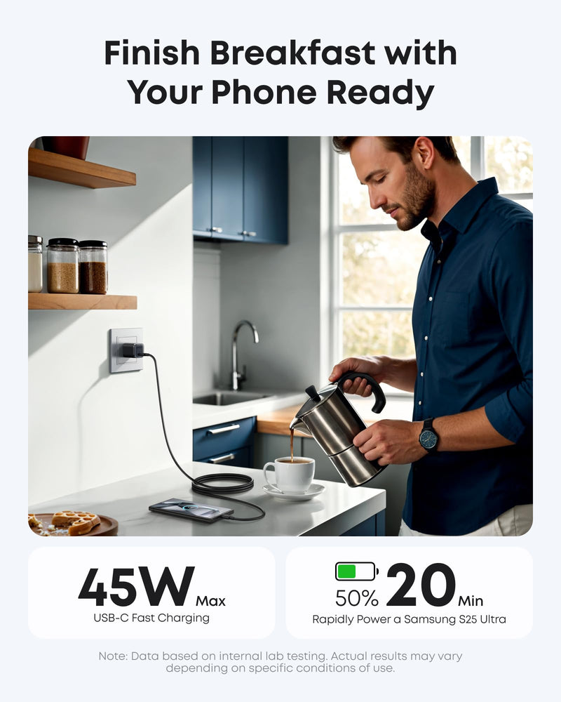 Load image into Gallery viewer, Anker Nano Charger (45W) with USB-C to USB-C Cable
