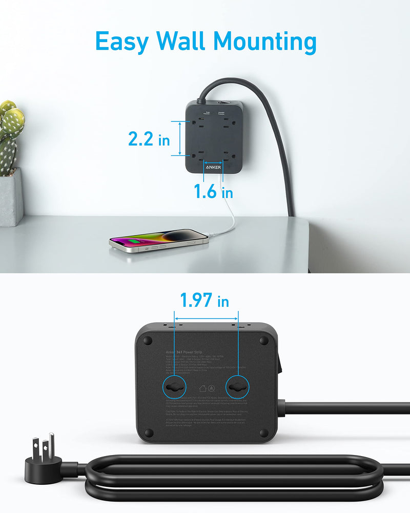 Load image into Gallery viewer, Anker <b>341</b> USB Power Strip
