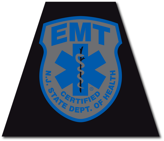 NEW JERSEY SUBDUED EMT REFLECTIVE HELMET (TET) TETRAHEDRON