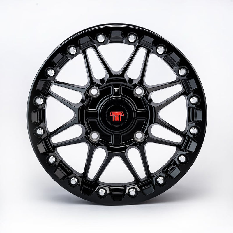 Load image into Gallery viewer, 14x7 Ultra-Light Beadlock Wheel Black
