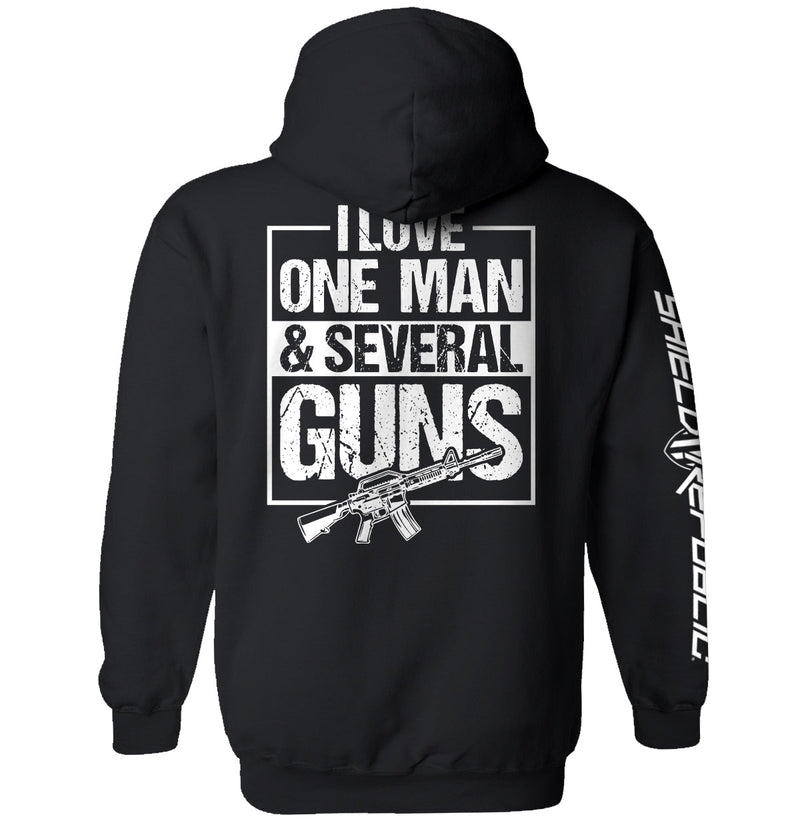 Load image into Gallery viewer, I Love One Man &amp; Several Guns (Back Print)
