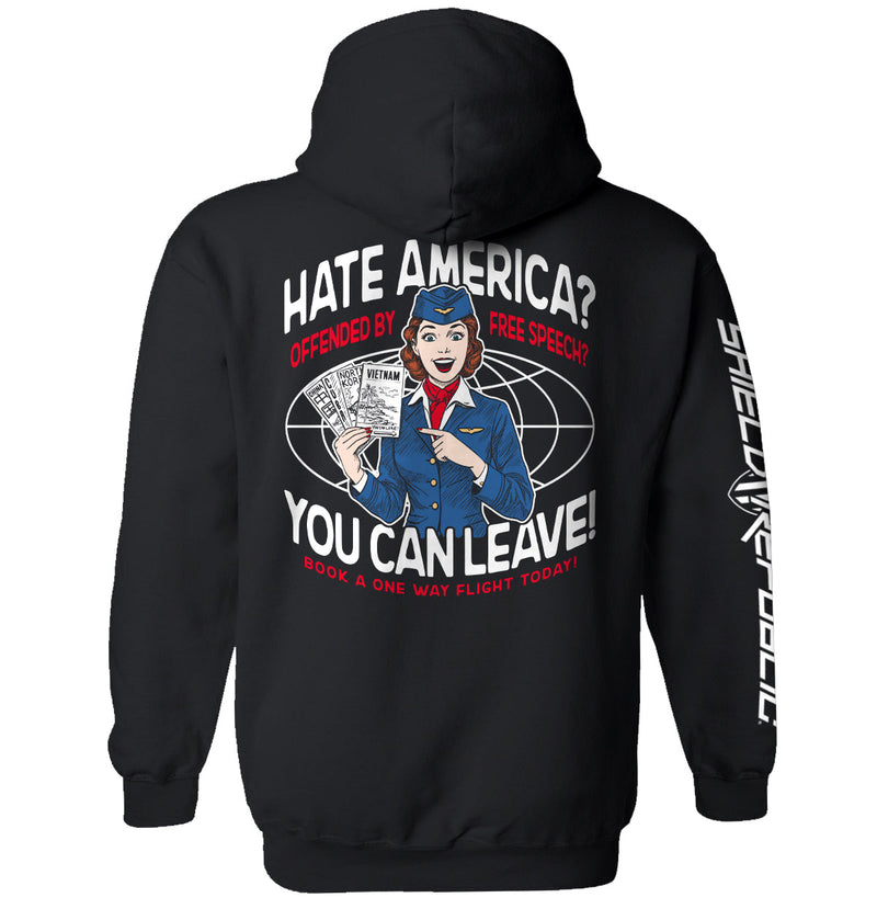 Load image into Gallery viewer, Hate America Offended By Free Speech You can Leave

