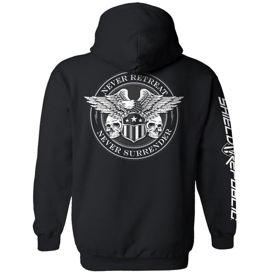 Never Retreat Never Surrender Skulls