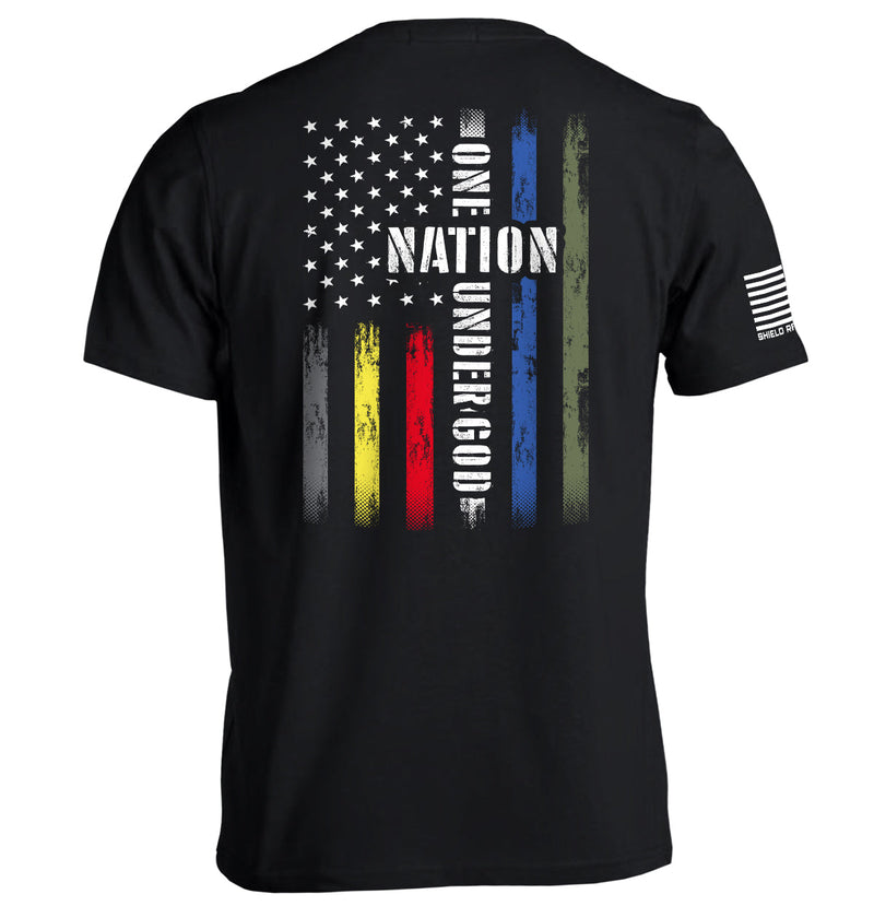 Load image into Gallery viewer, One Nation Under God First Responder Flag
