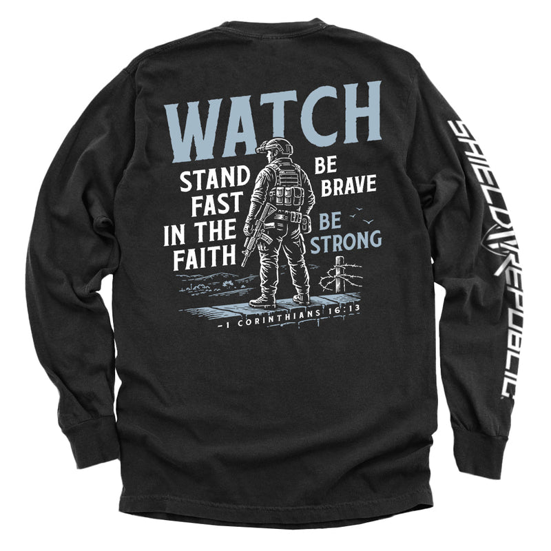 Load image into Gallery viewer, Watch Stand Fast in the Faith (Back Print)
