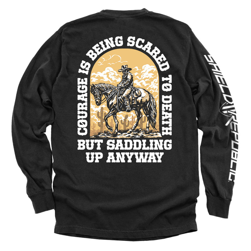 Load image into Gallery viewer, Courage Is Being Scared To Death, But Saddling Up Anyway
