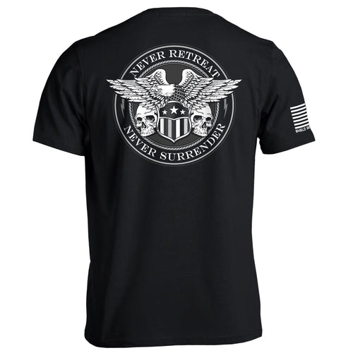 Never Retreat Never Surrender Skulls