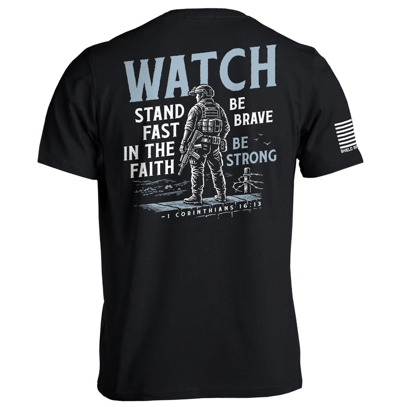 Load image into Gallery viewer, Watch Stand Fast in the Faith (Back Print)
