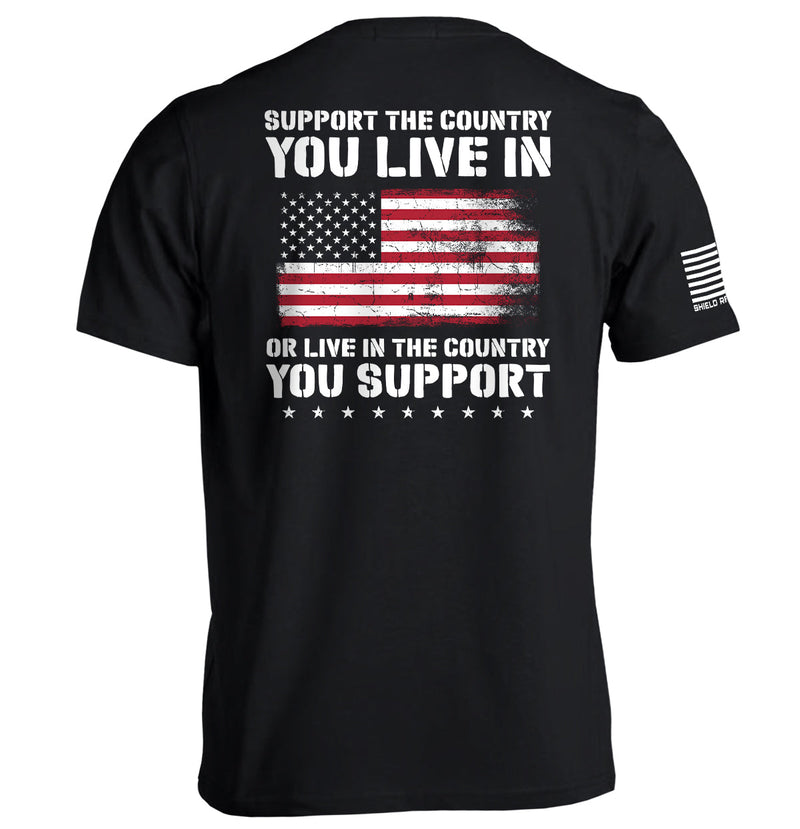 Load image into Gallery viewer, Support The Country You Live In Flag

